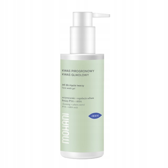 Derm gel na mytí obličeje s kyselinou pyrogronovou a glykolovou 150 Ml