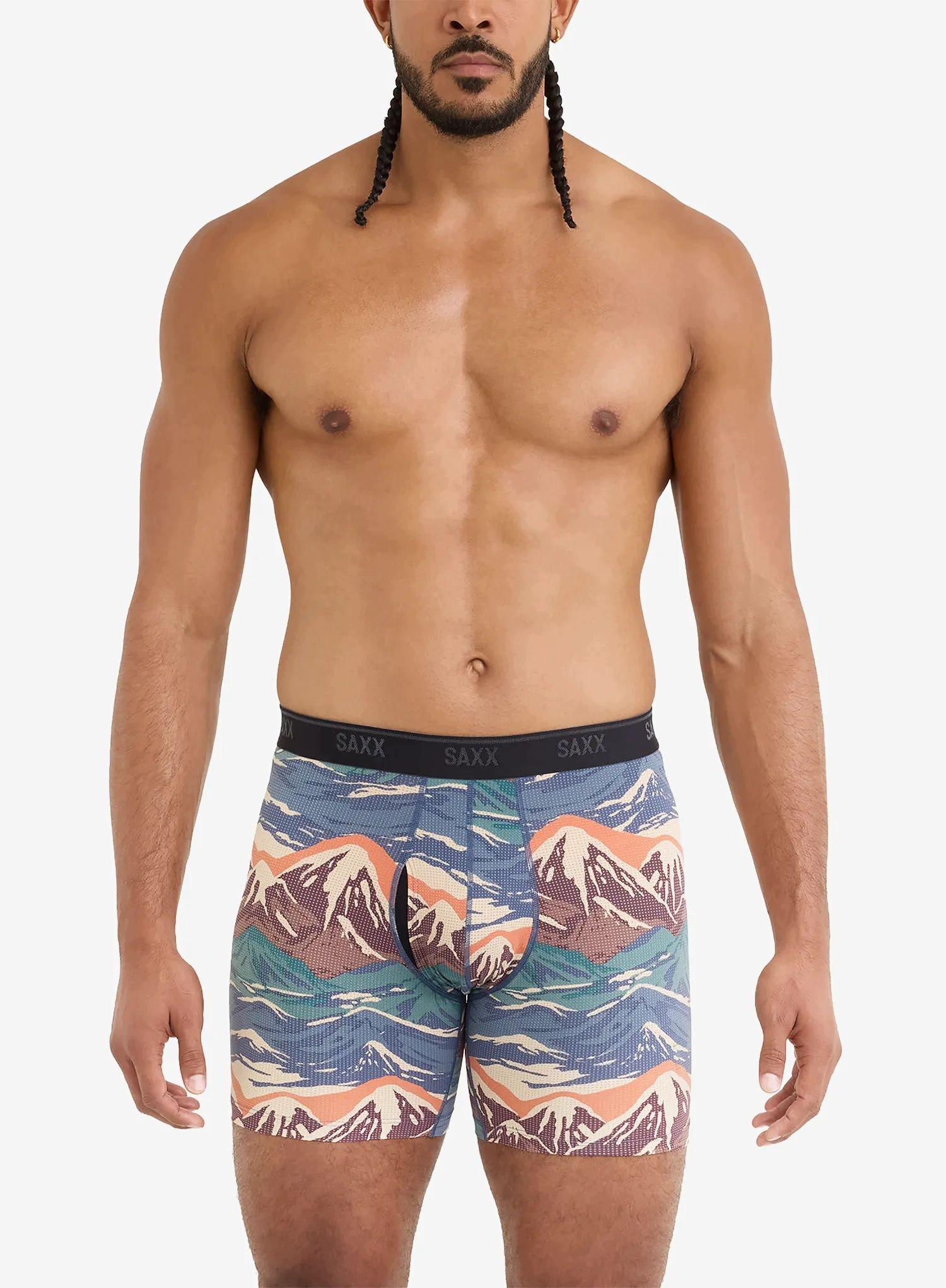 Termoaktivní boxerky Saxx Quest Quick-Dry Mesh Boxer Brief Fly 2PK L