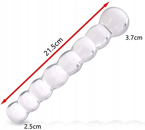 WSQIWNI Szklany Dildo Dla Mężczyzn I Kobiet Profesjonalny Design — miniatura 3