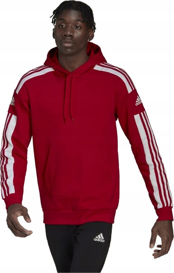 Pánská Mikina Adidas Squadra 21 Sweat Hoody Červená HC6282 r S