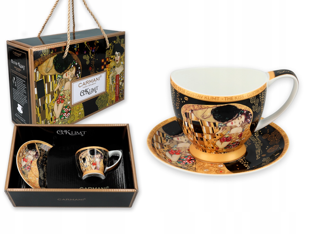 

Filiżanka espresso Vanessa G. Klimt, Pocałunek