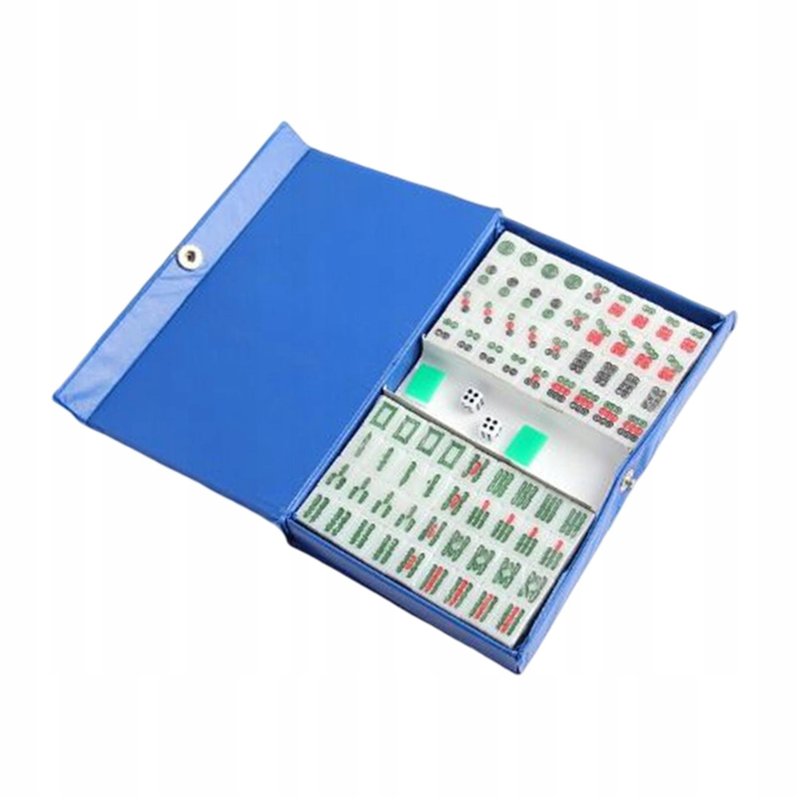 Mini Mahjong Set Tiles Game Activity Game with Carrying Case Indoor