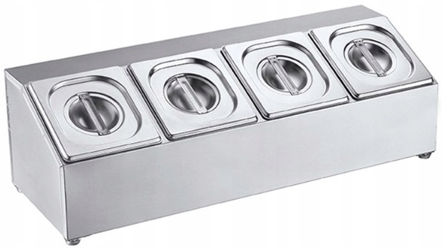 Organizér na nádoby 4x Gn 1/6 Szron D600202