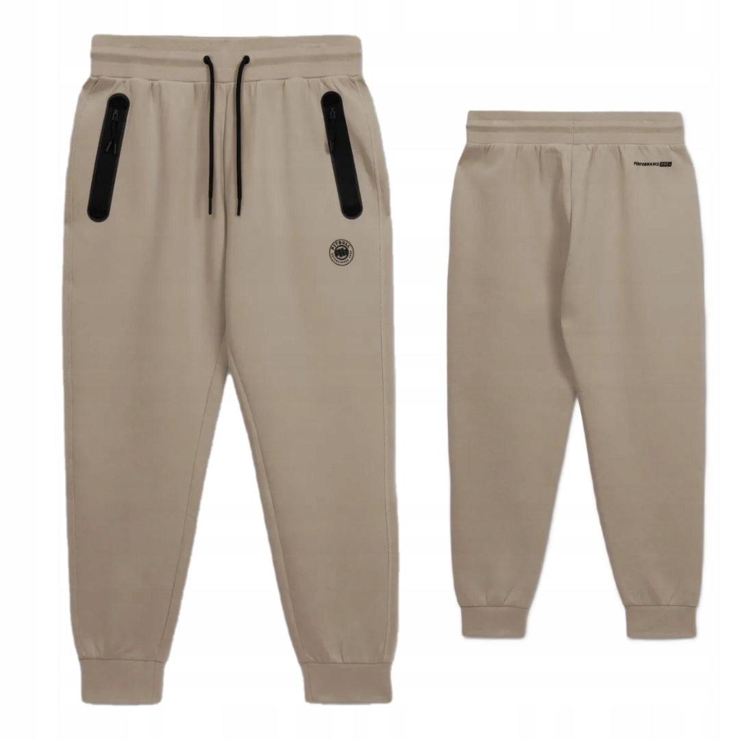 Pitbull West Coast Pánské Tepláky Dogwood Pískové Sand S