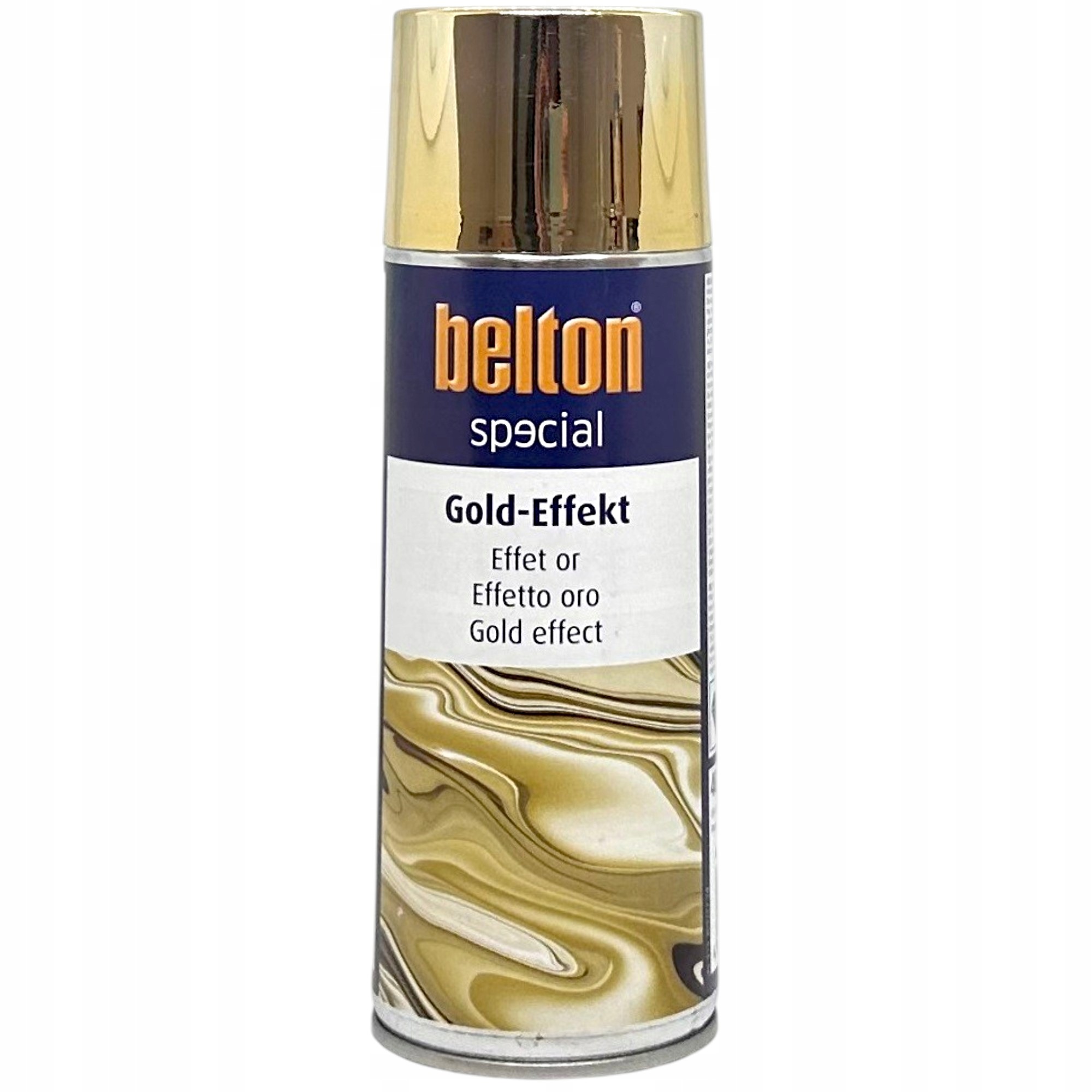 Belton Lakier Spray Złoty Chrom Efekt Farba dekoracyjna Złota 400ML