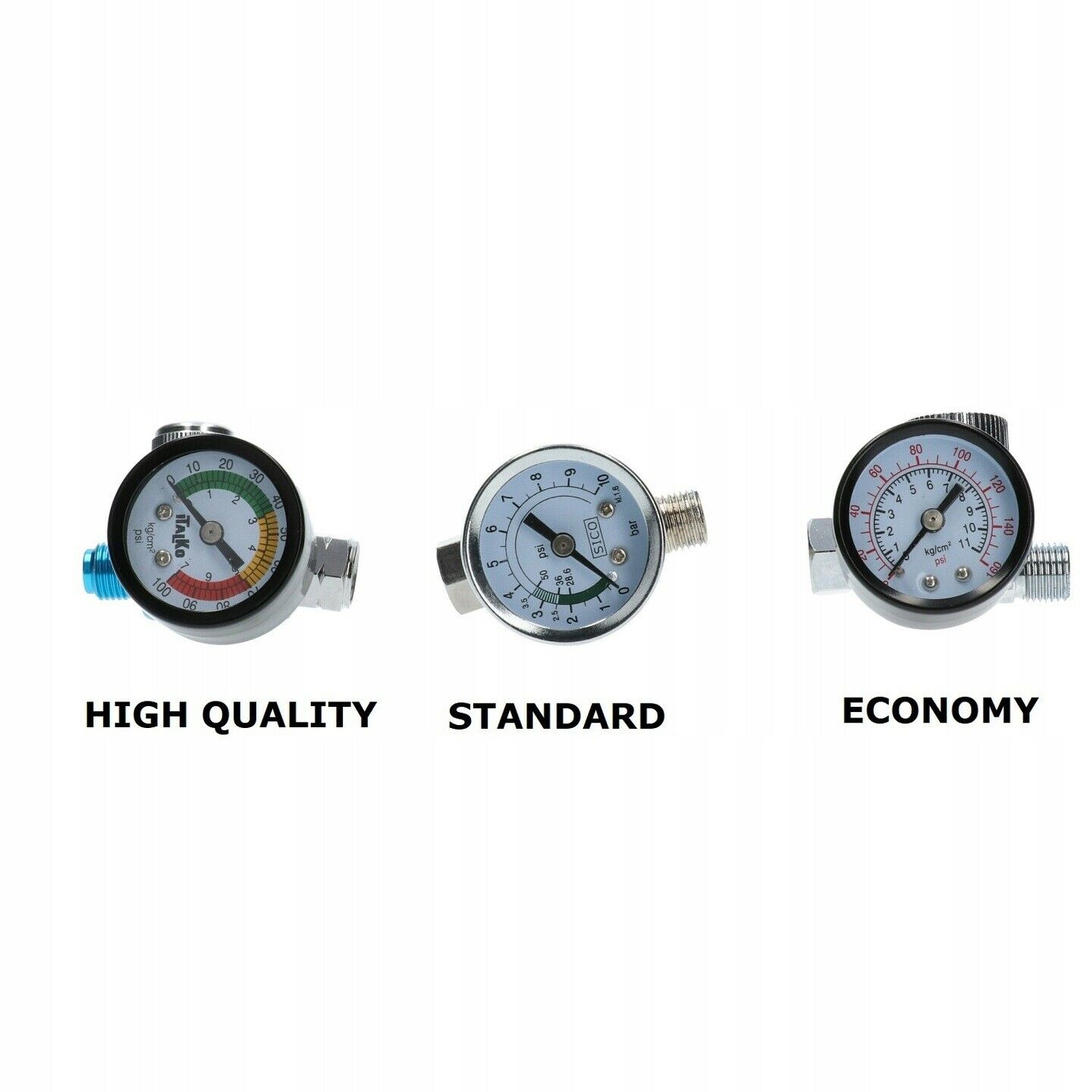 REGULATOR CIŚNIENIA POWIETRZA Z MANOMETREM 1/4 Marka Sicco Tools