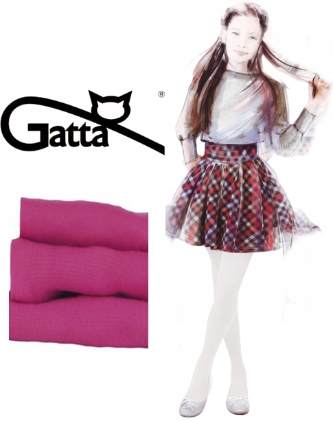 

Gatta rajstopy Rosabella gładkie 40 fuksja 116-122