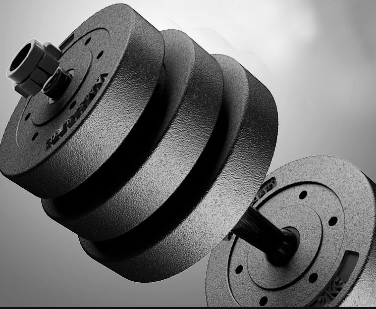 HANTLE 20KG ZESTAW 2X10KG TRENING SIŁOWNIA FITNESS Model 2X10KG