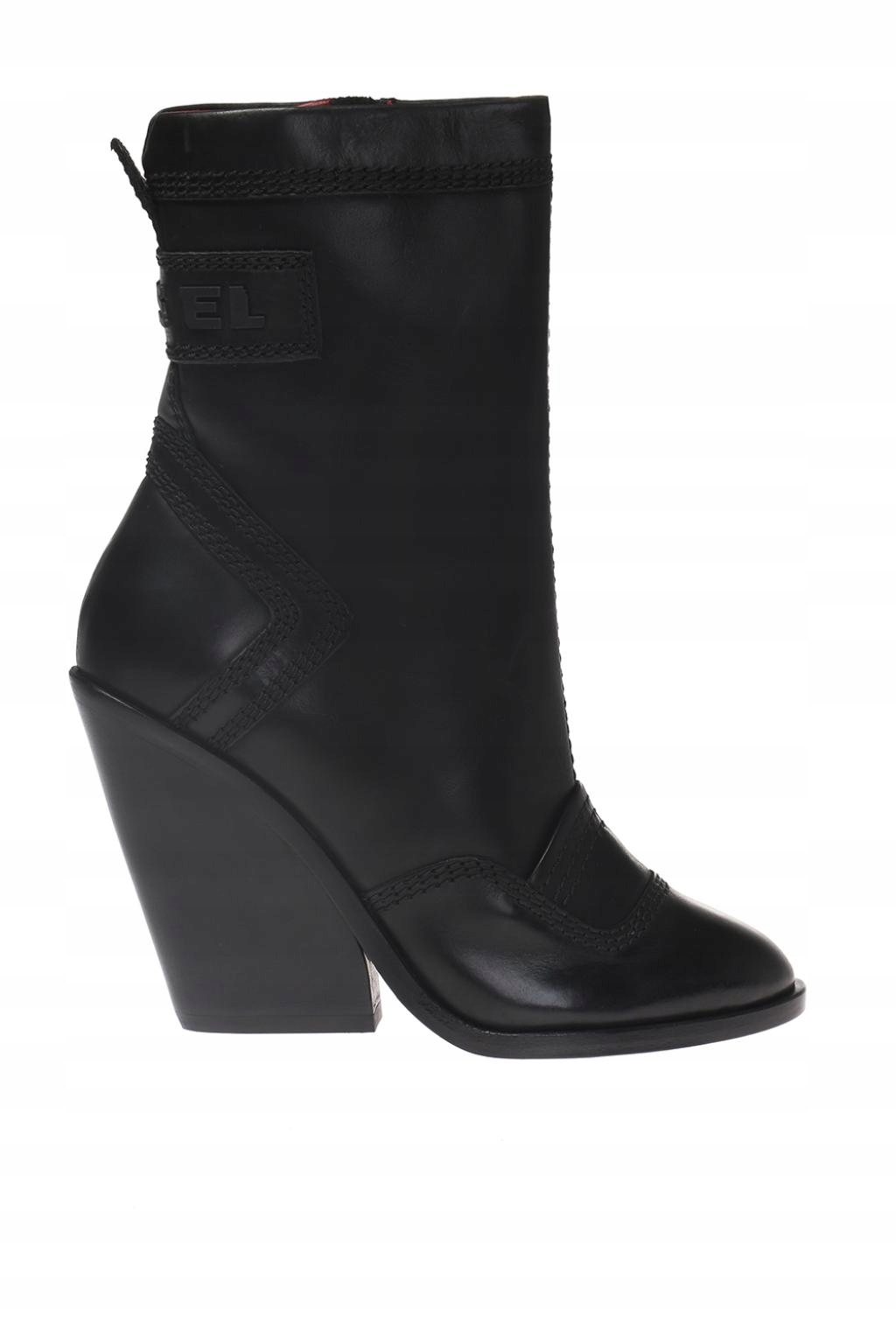 

Buty botki skóra logo damskie Diesel Flamingo
