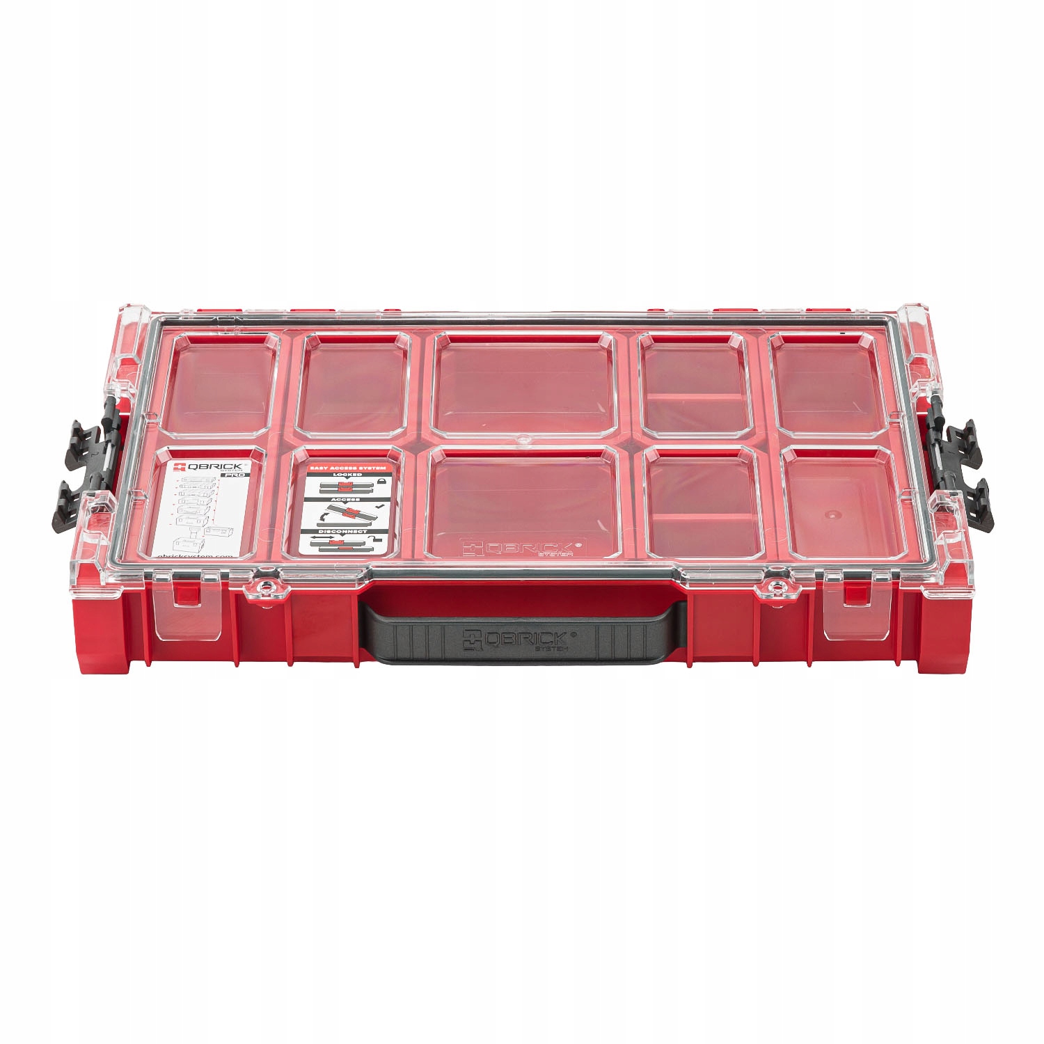 Modułowy organizer z kubełkami QBRICK RED PRO 100 Rodzaj skrzynka do przenoszenia