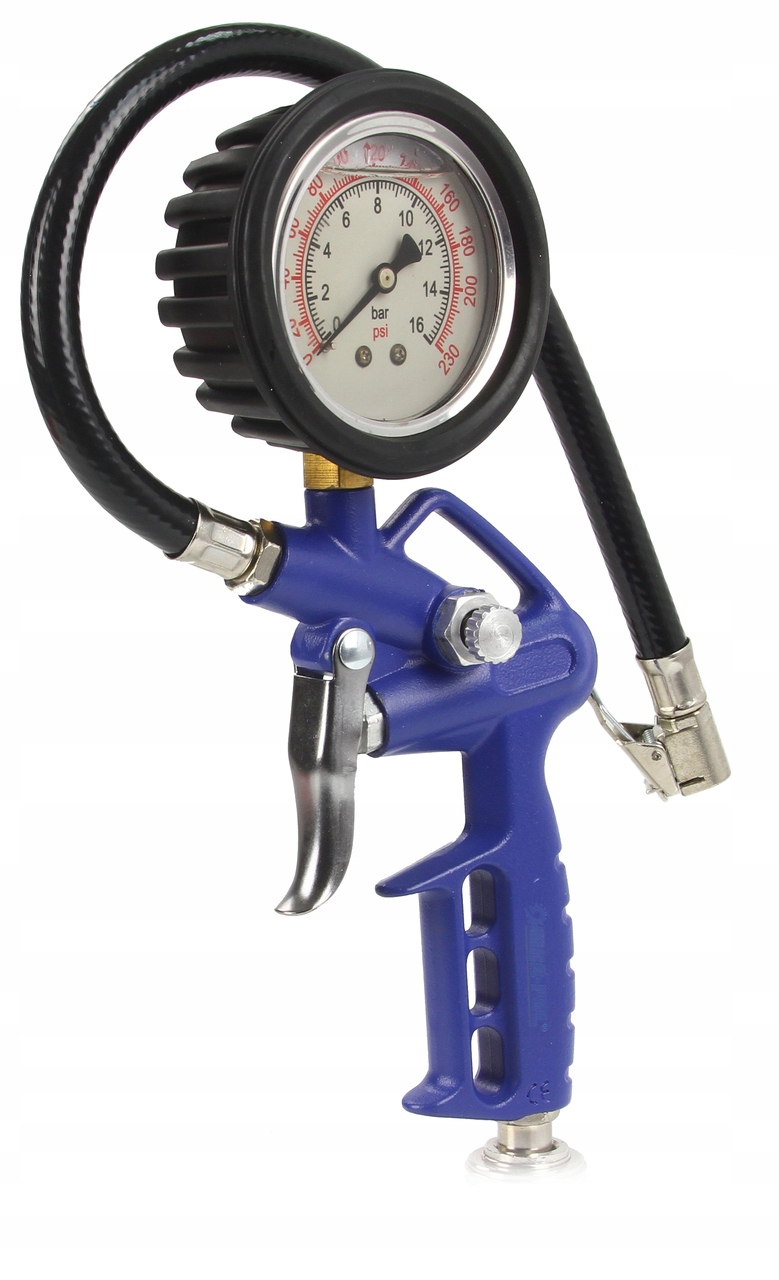 PISTOLET DO POMPOWANIA KÓŁ DUŻY MANOMETR POMPKA GL Marka Mar-Pol