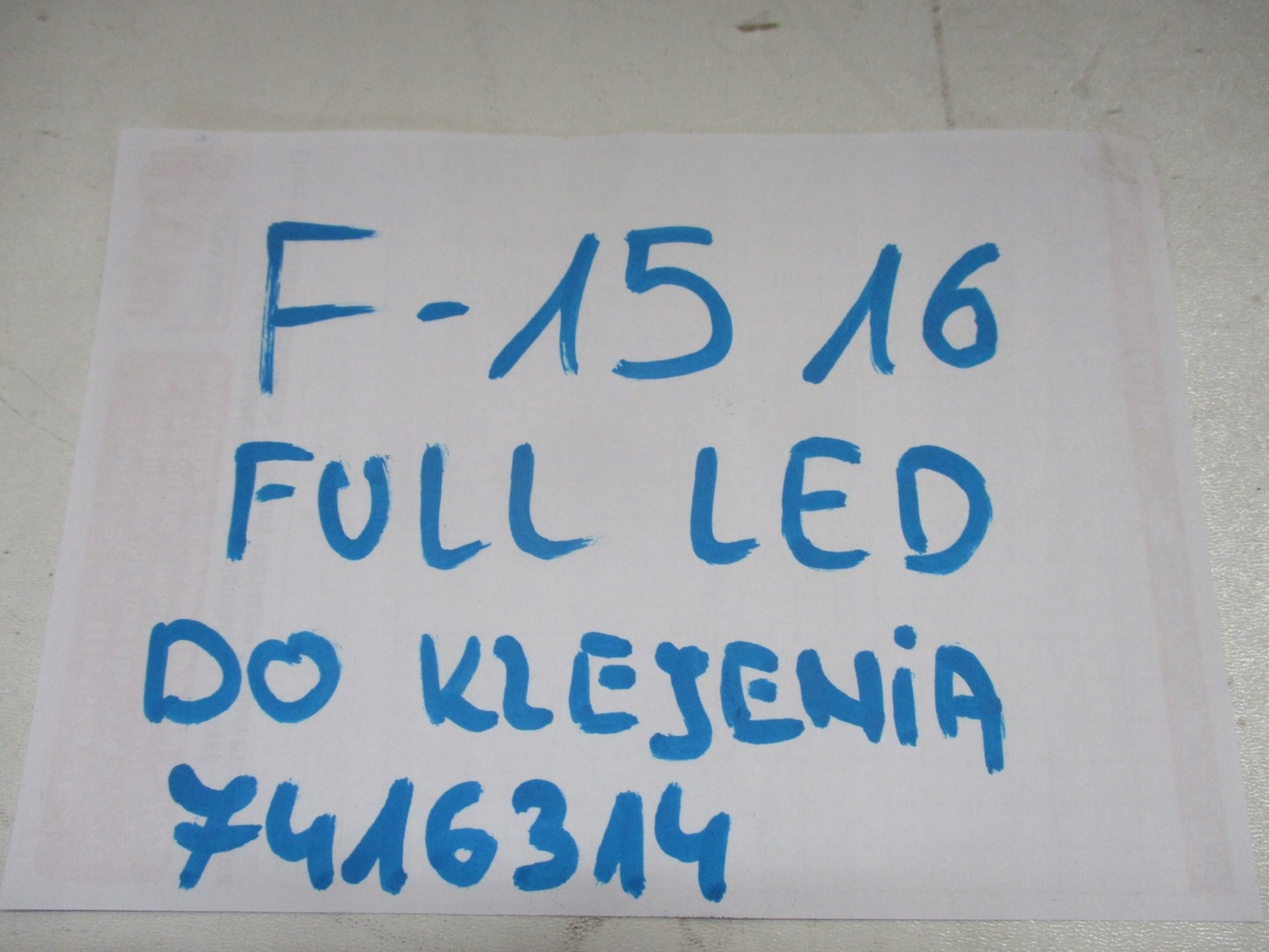 Lampa FULL LED BMW X5 X6 F15 F16 7416314 PRAWA Strona zabudowy prawa