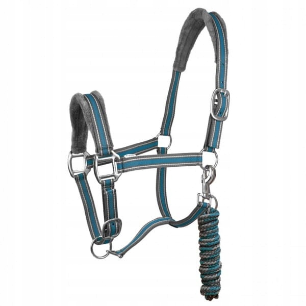 YORK Kantar + Uwiąz CALIPSO szary/niebieski [R: Full]