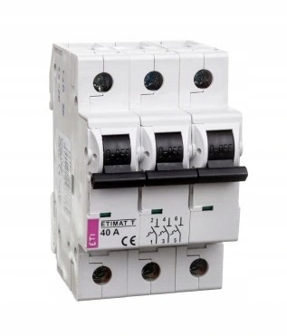 Ogranicznik mocy 3P 40A typ Etimat T Eti
