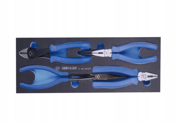 Zestaw szczypiec 4szt. King Tony 9-40104GPV WKŁAD Z PIANKI EVA DO WÓZKA