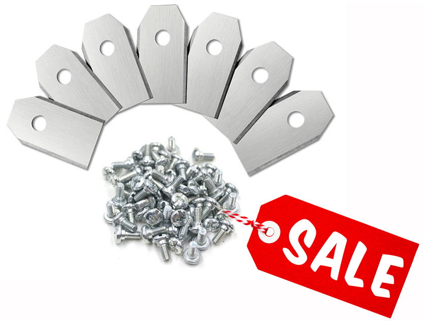 Náhradní Nerezové Nože Pro Robotické Sekačky Gardena Sileno A Husqvarna, 9 ks