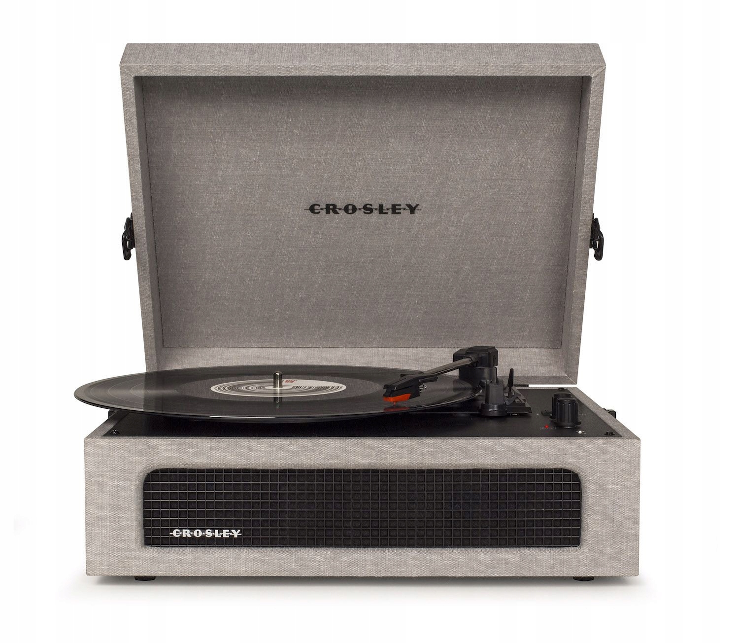 CROSLEY: VOYAGER PORTABLE TURNTABLE (GREY) - NOW WITH BLUETOOTH OUT