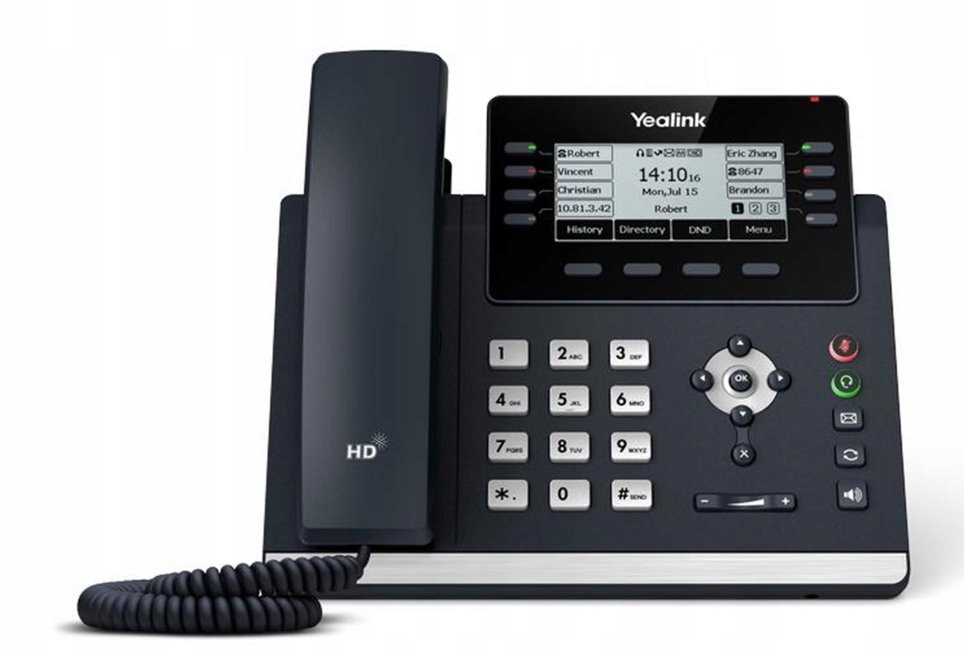 Yealink SIP-T43U Sip telefon SIP-T43U