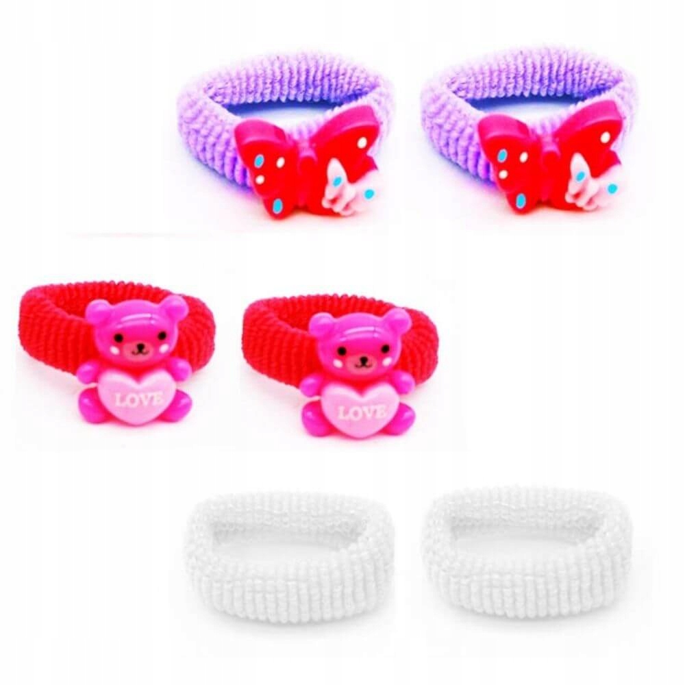 

Gumki do włosów dla dzieci gumeczki gumka zestaw 6