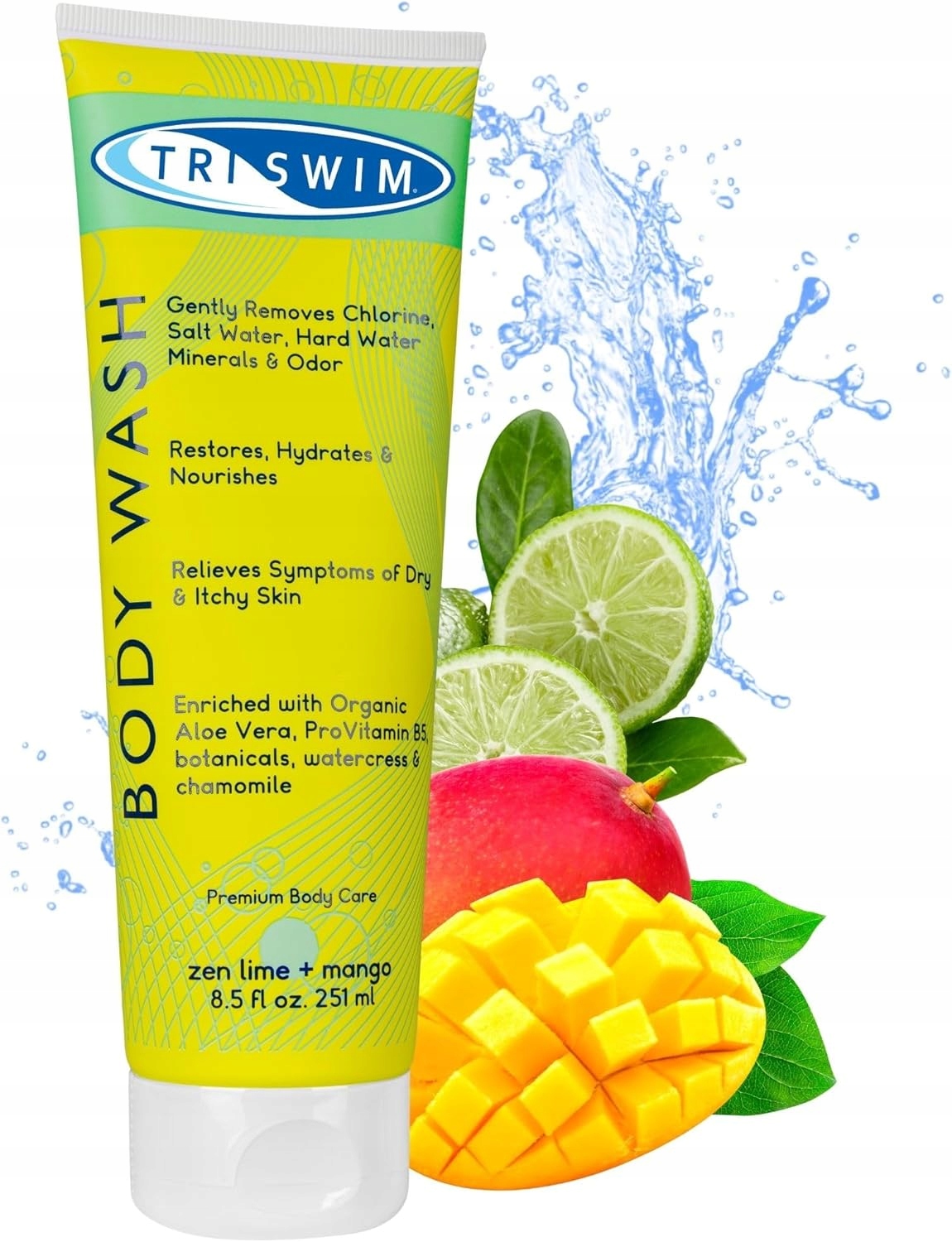 Triswim sprchový gel 251 ml aloe heřmánek lima mango hydratuje pokožku