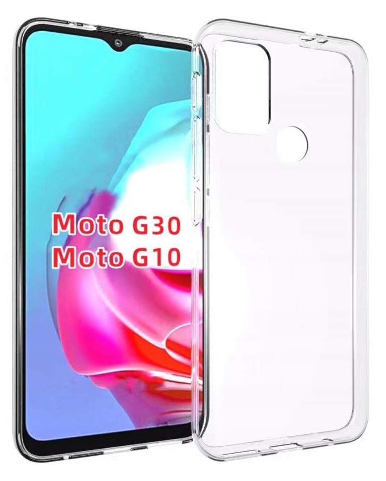 

Etui Silikon Do Motorola Moto G10 / G30 Szkło 9H