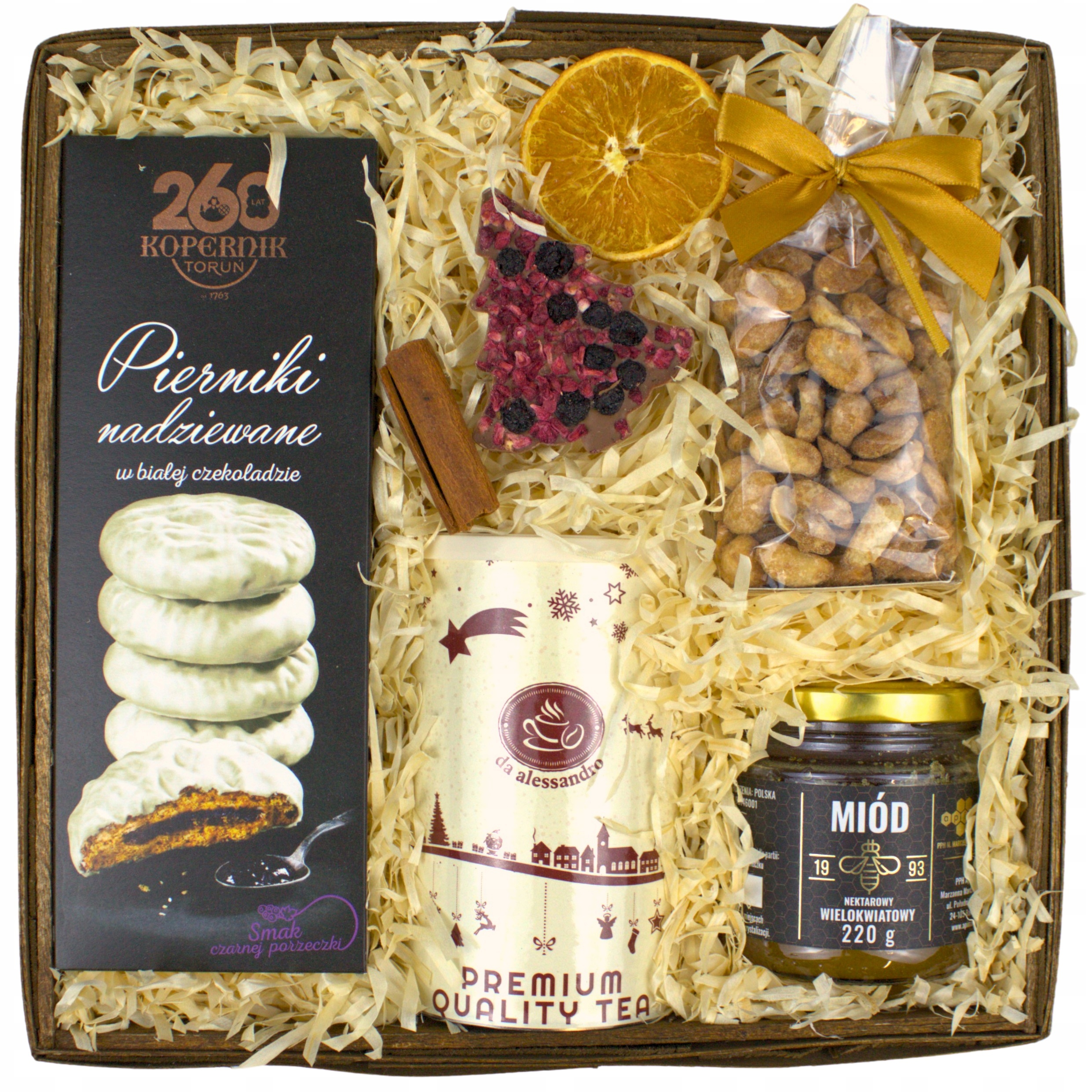 Levně Dárkový, vánoční koš „Ugo“ KP/0206