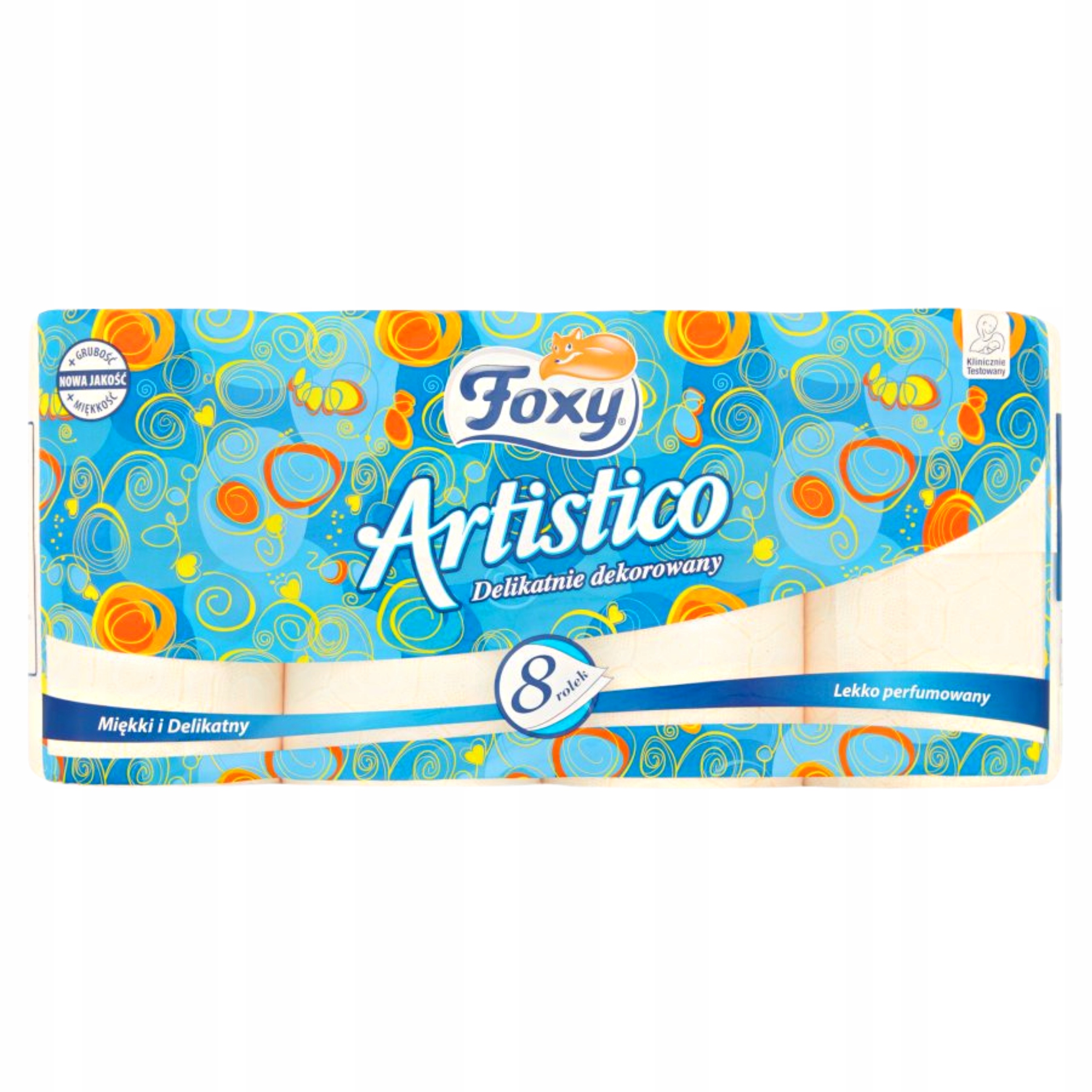 

Papier Biały toaletowy Brzoskwiniowy Foxy 8 szt