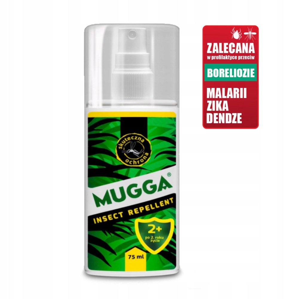 Mugga Spray 9,5% DEET na komary 75 ml