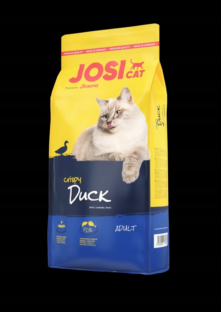 JosiCat Josera Crispy Duck 10 kg Krmivo pro kočky s kachnou