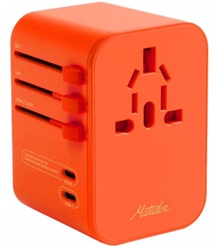 Uniwersalny Podróżny Adapter Gniazdo Matador Travel Usa 170 Krajów Usb-c