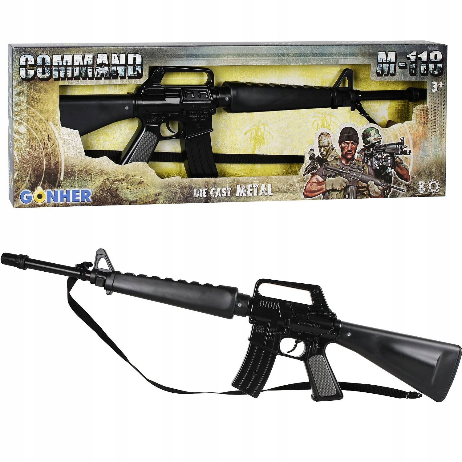 

Metalowy Karabin Command M-118 Na Kapiszony Gonher