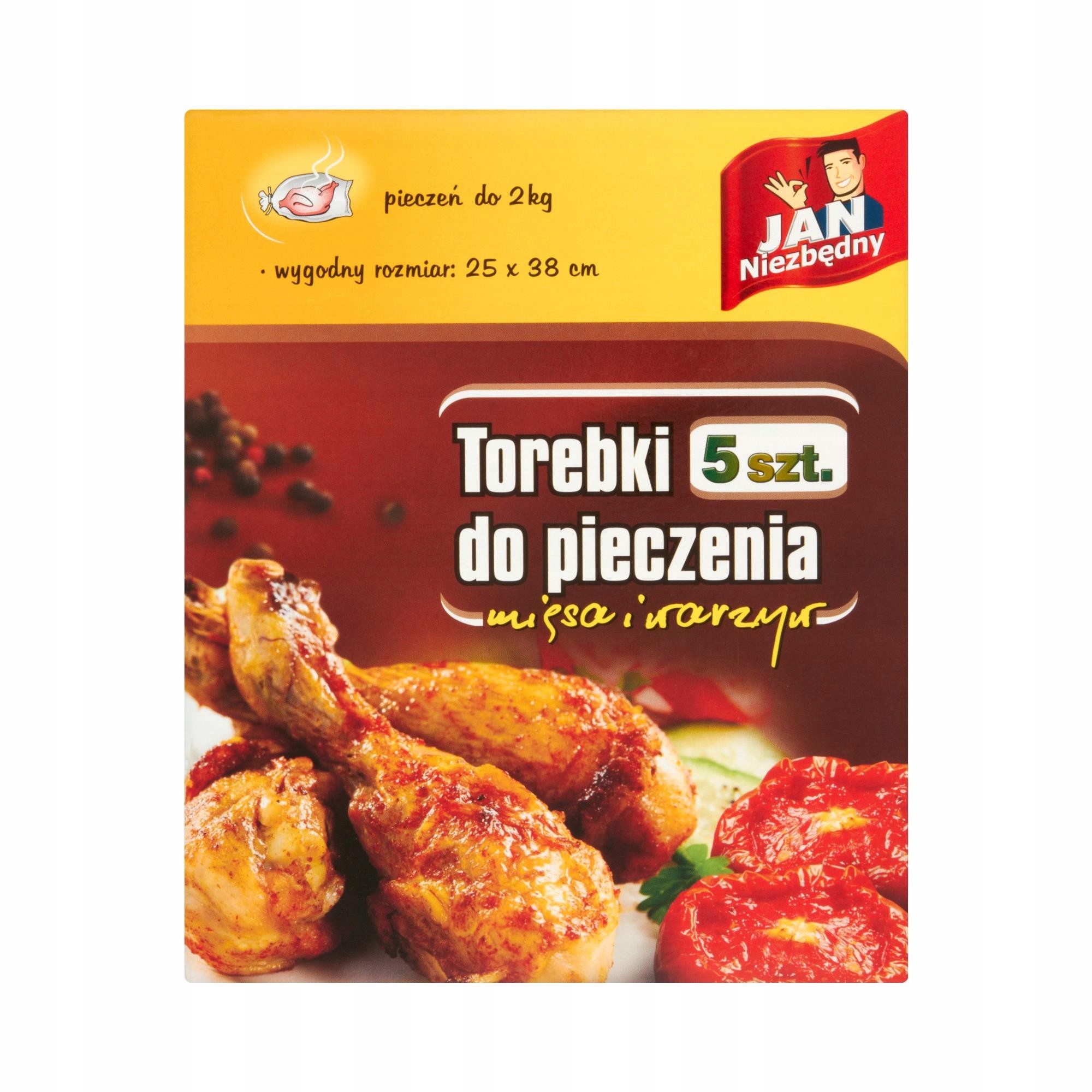 

Jan Niezbędny Torebki do pieczenia mięsa i warzyw