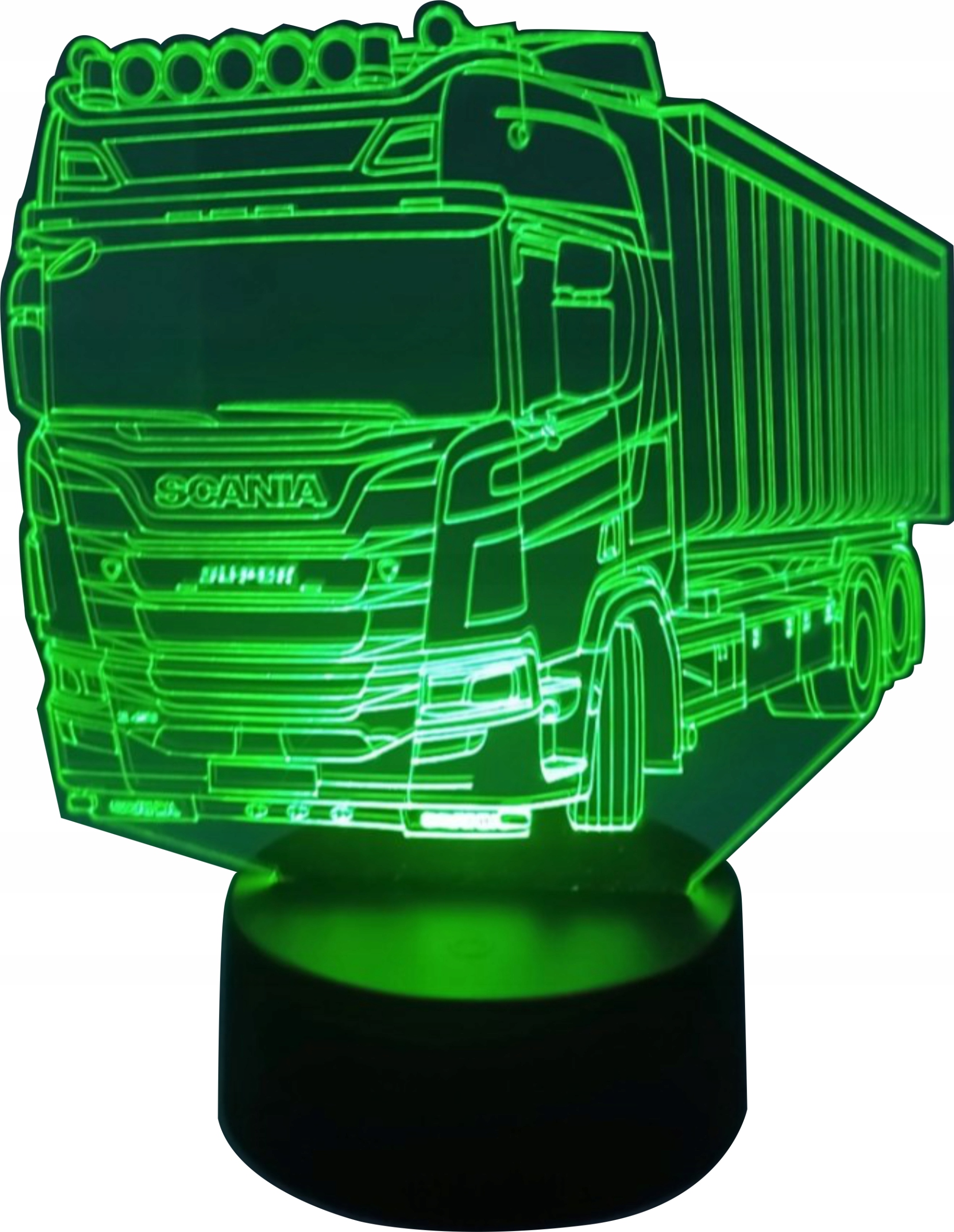 

Lampka Led 3D Gadżet Dla Kierowcy Tira Tir Scania