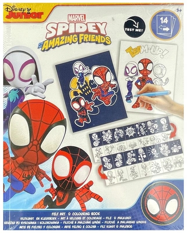 Filcowa Kolorowanka 14 ark. Spidey