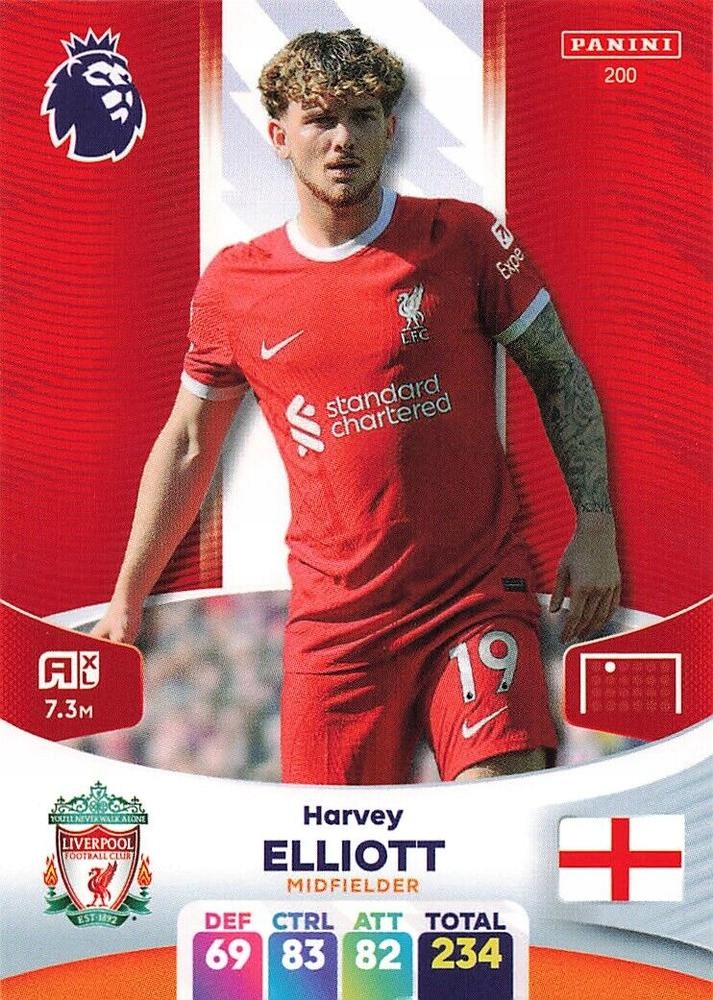 Premier League 2024 200 Harvey Elliott Panini Adre