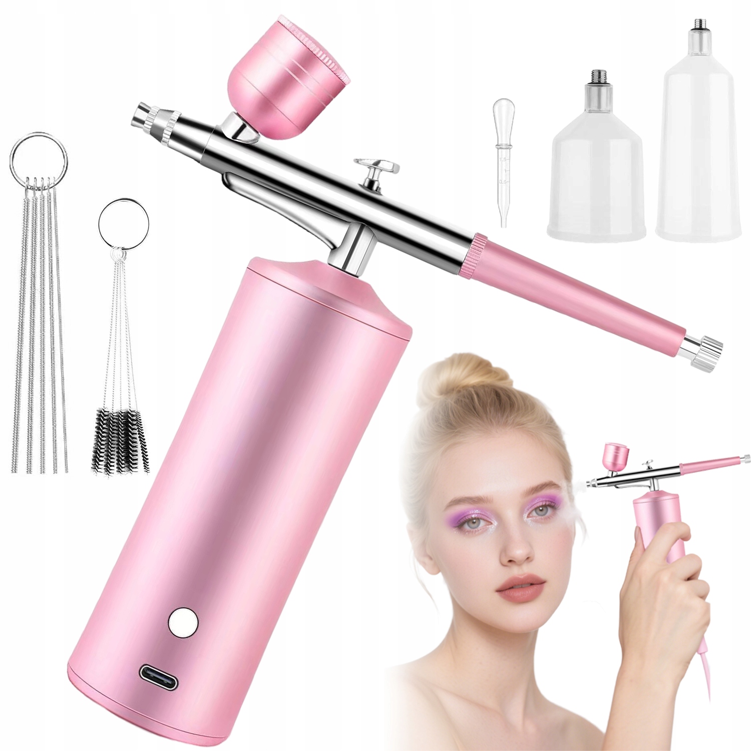 Aerograf Na Nehty Pro Manikúru, Tetování, Malování Dortů, Drobná Atomizace