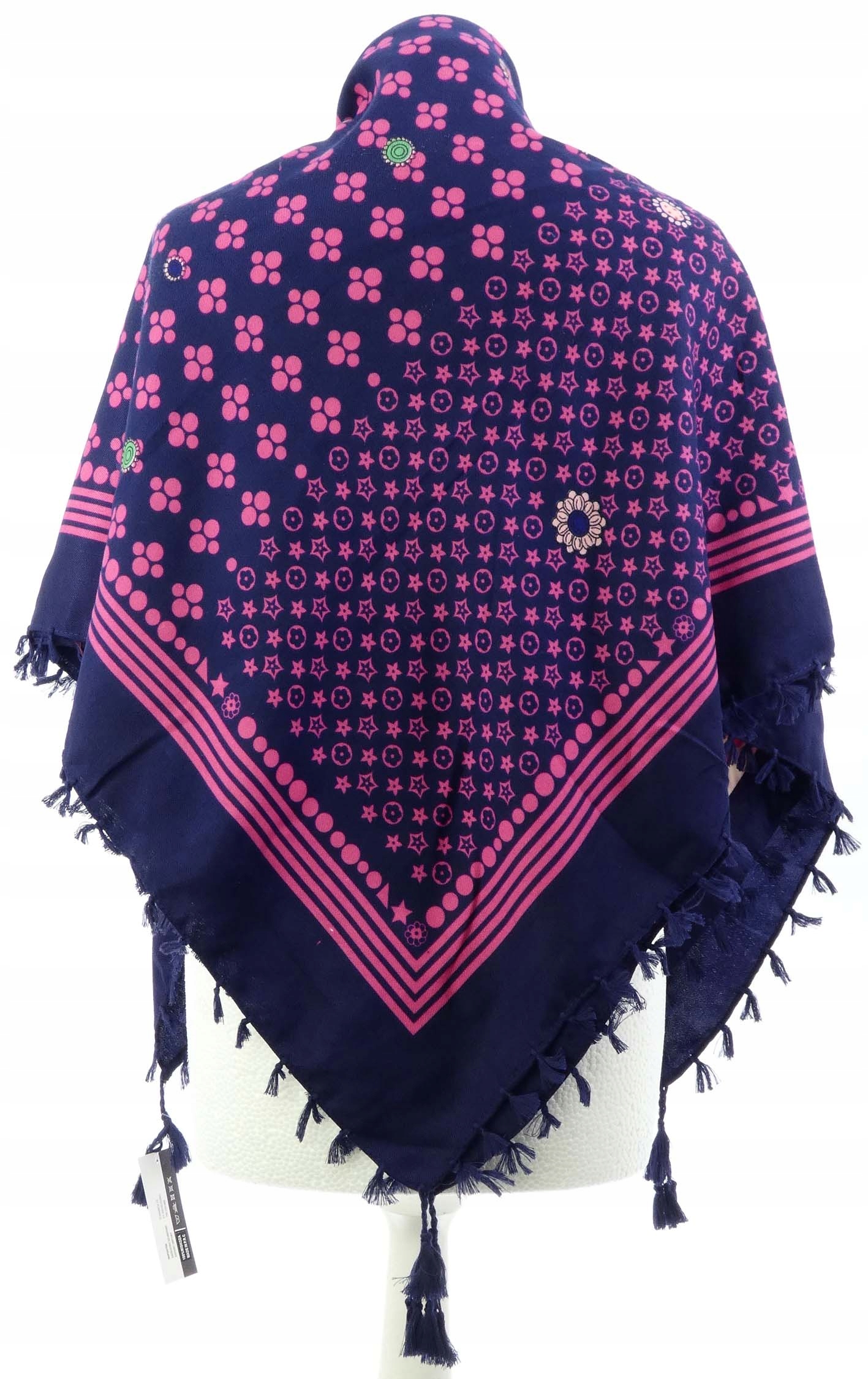 WZORZYSTA CHUSTA NA RAMIONA BOHO SZAL WZORY Stan opakowania oryginalne