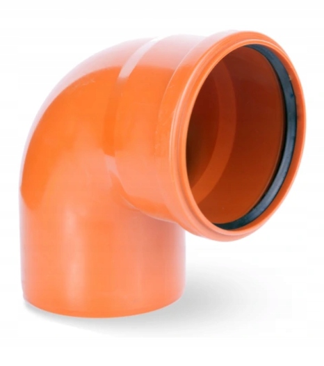 KOLANO 90 STOPNI PCV KANALIZACJA ZEWNĘTRZNA 110MM