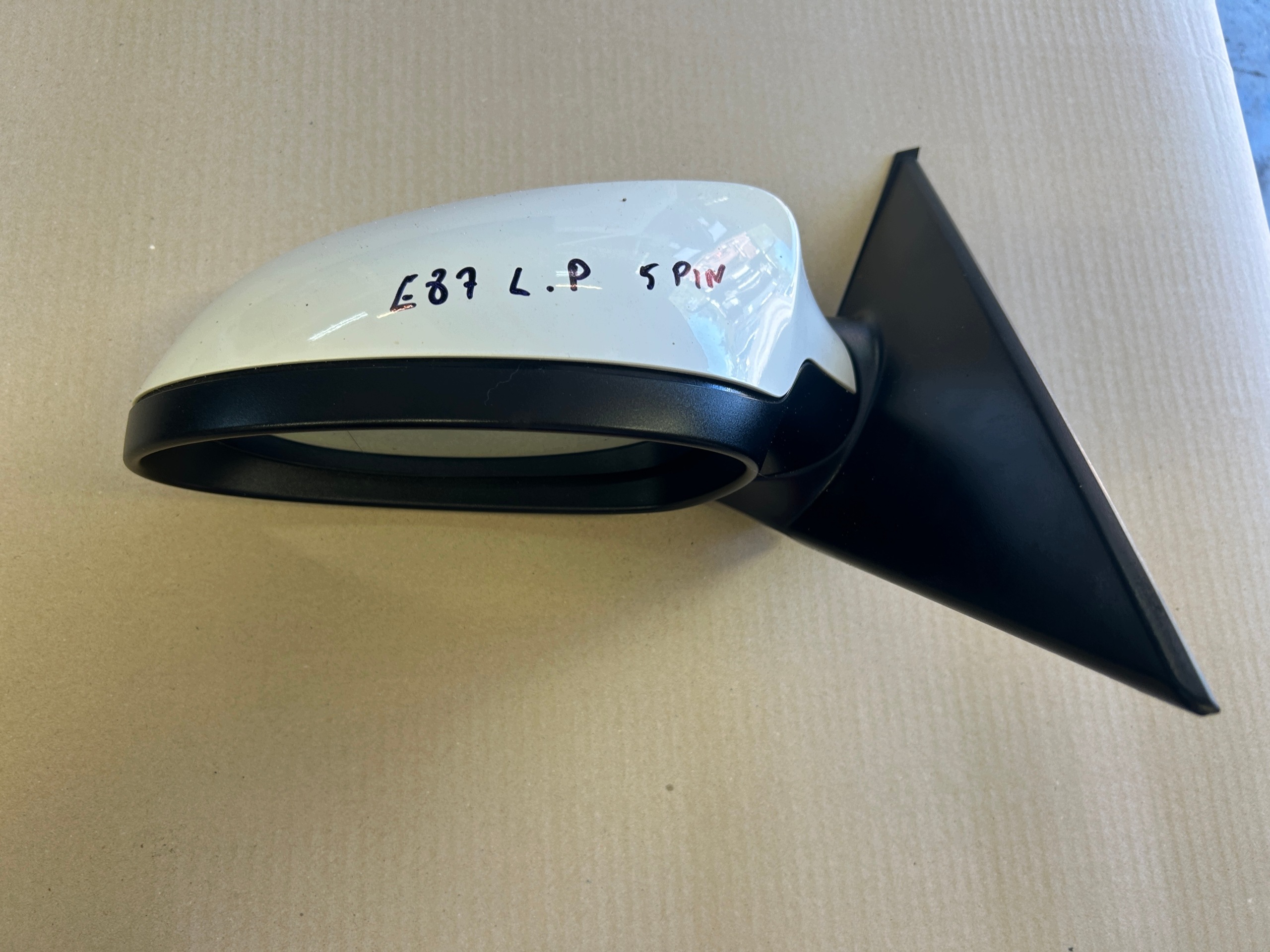 BMW E87 mirror left 5 PIN ALPINWEISS 3