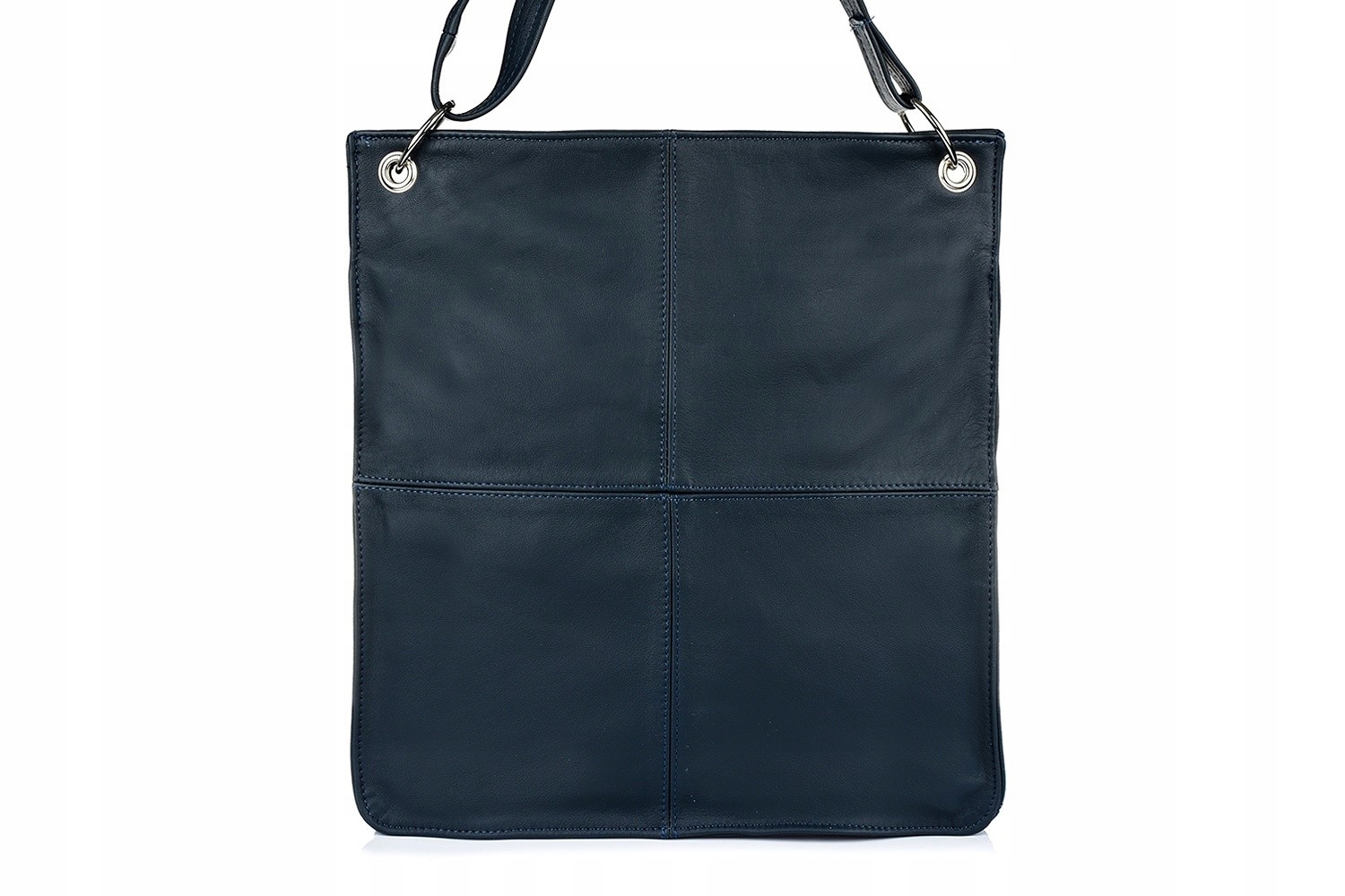 Dámská kožená kabelka přes rameno Beltimore kůže tmavě modrá 972