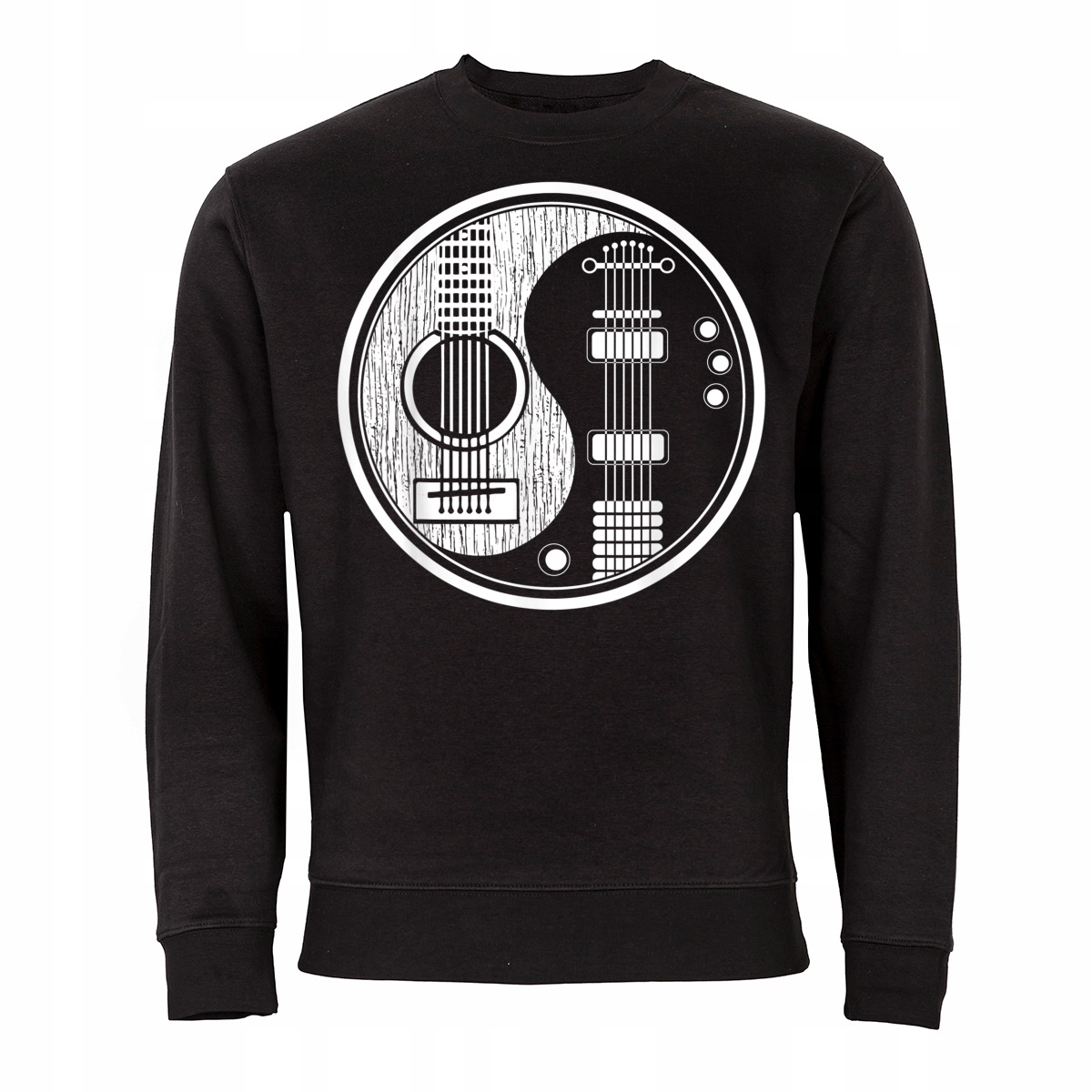 

Czarna Bluza Muzyczna Dla Muzyka Gitara Basowa