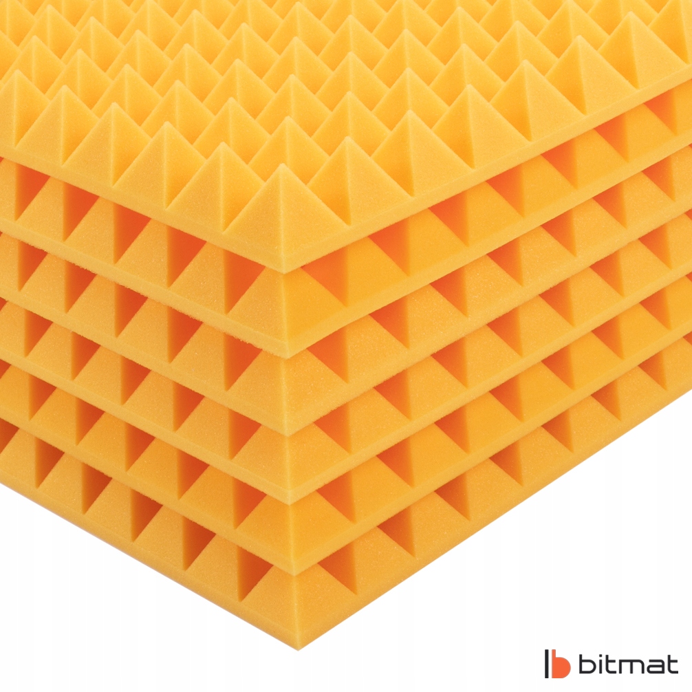 PANELE AKUSTYCZNE MATY PIANKI AKUSTYCZNE Żółty PIR Model brak