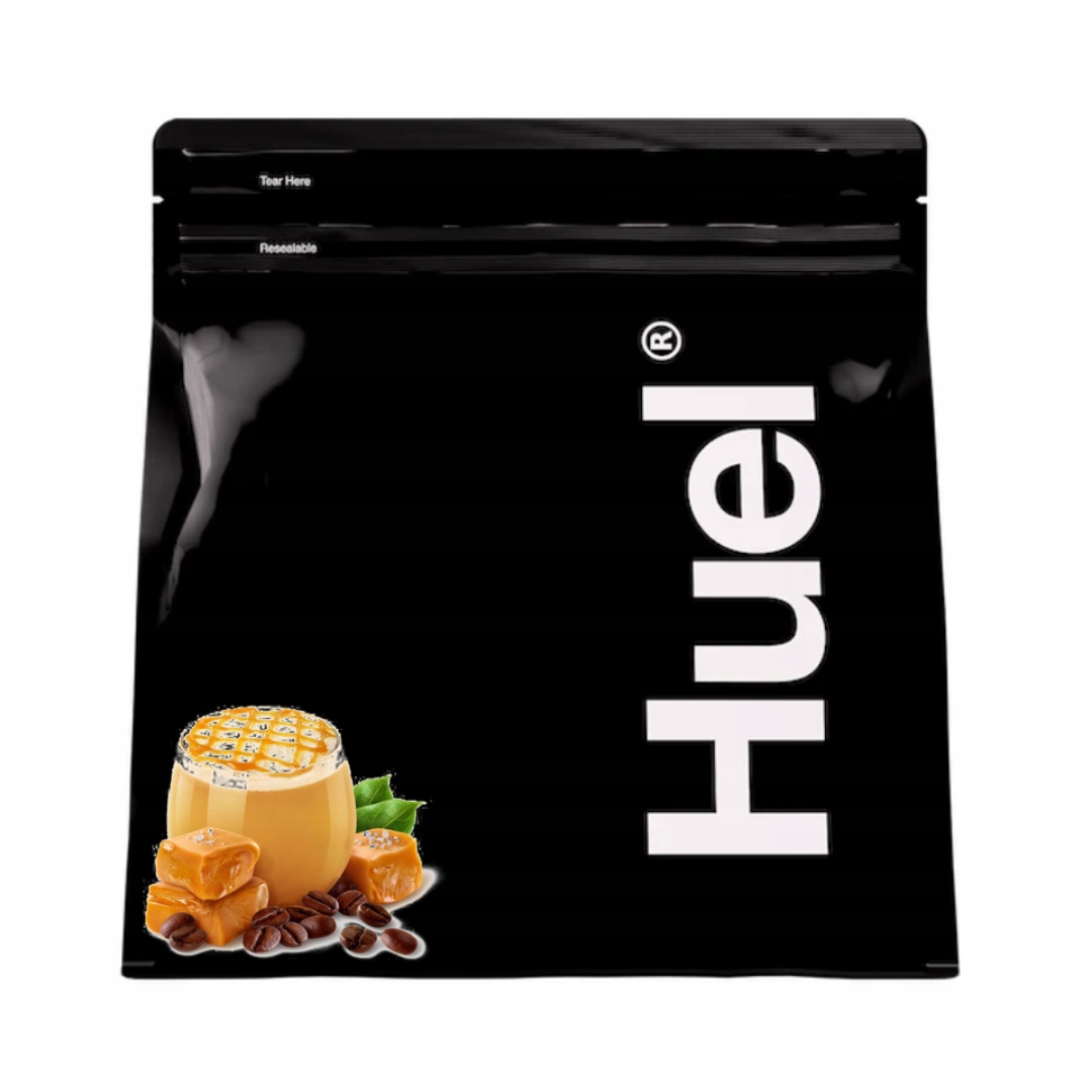 Huel Black Edition vysokoproteinová Káva s karamelem, 17 jídel, 1530 g odměrka