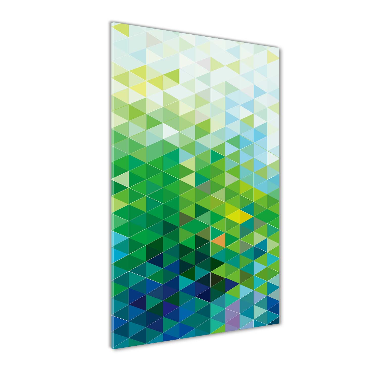 

Foto obraz na szkle Abstrakcja trójkąty 70x140 cm