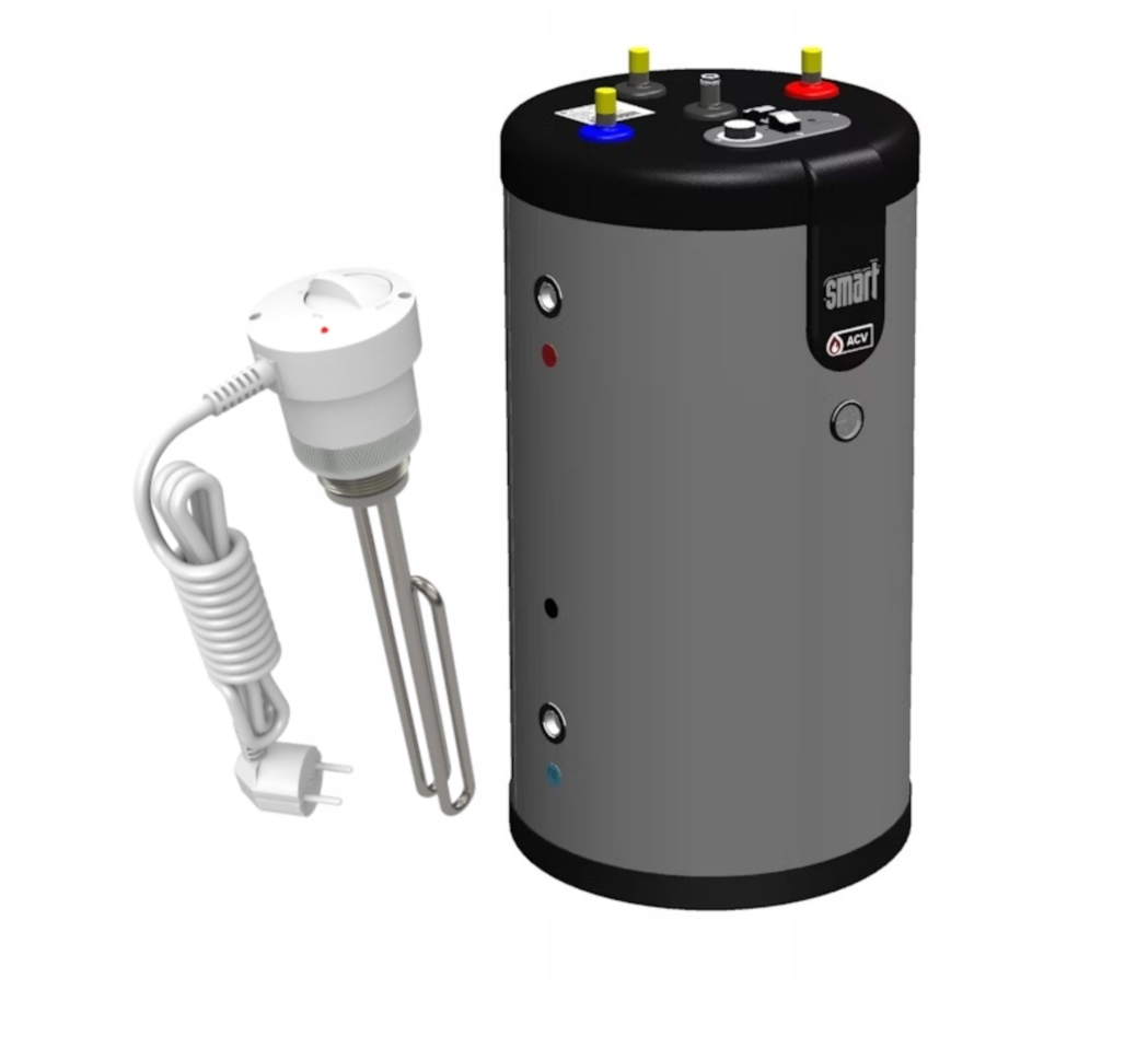 Zasobnik cwu Acv Smart E 130 L bojler wymiennik do wody Grzałka 1,5 Kw