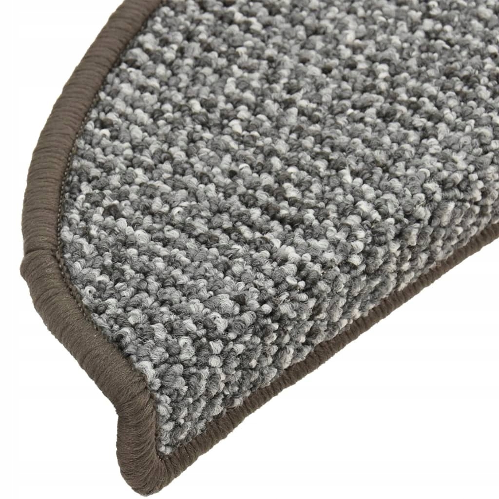 NAKŁADKI NA SCHODY 15 SZT SZARE 56X20CM Długość 56 cm