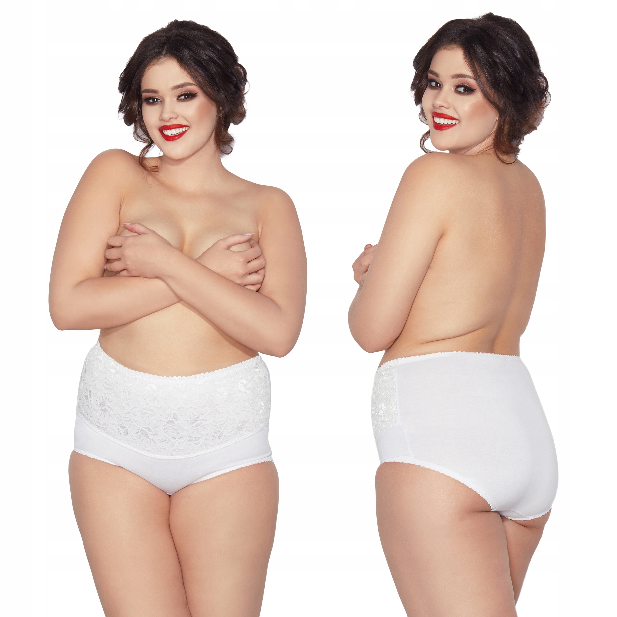 

Mitex Ala zabudowane figi wyszczuplające biel 6XL