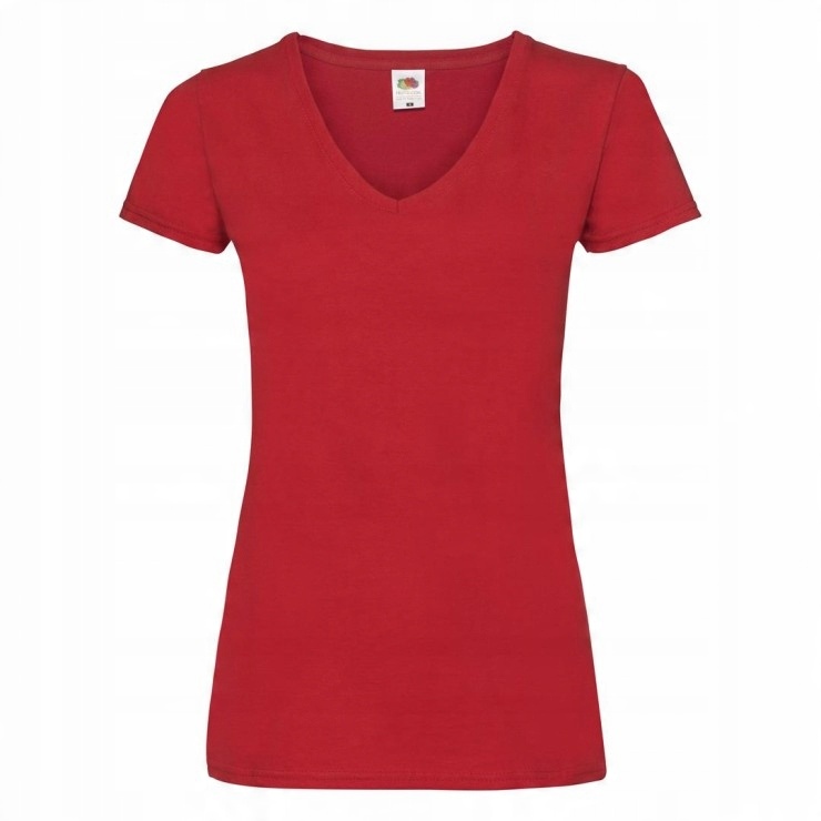 

Koszulka Fruit V-neck w serek Czerwona r XL