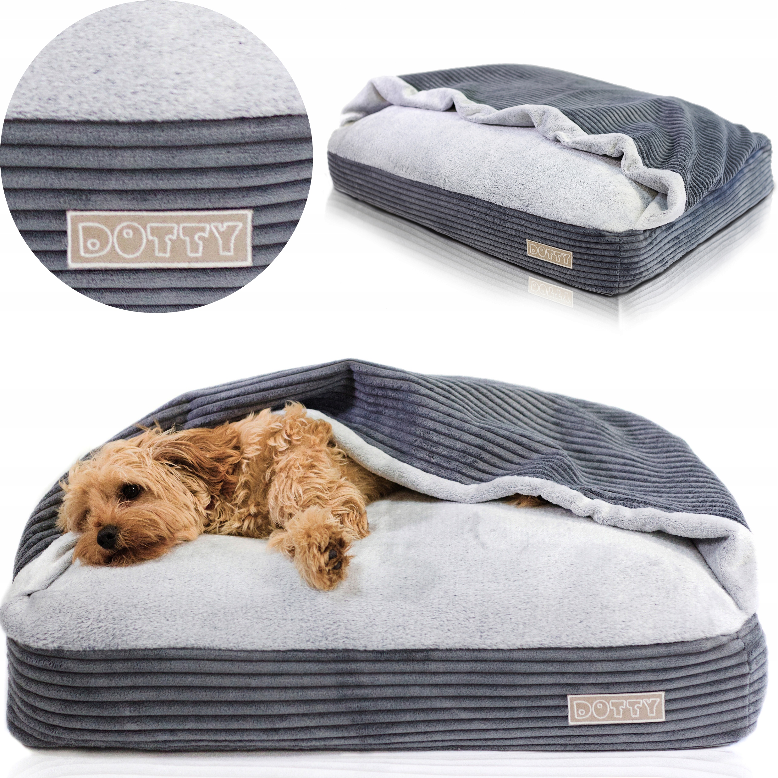 Levně Pelíšek Norka pro psa pelíšek pro jezevčíka s vrstvou deky s kapucí