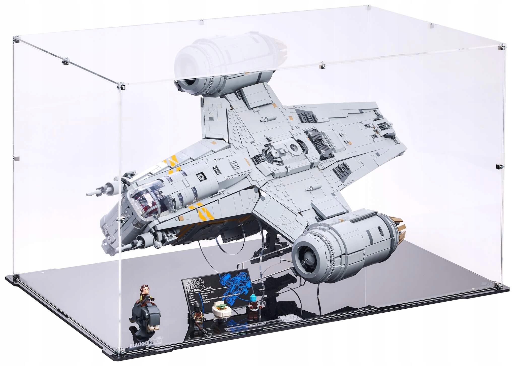 Vitrína Blacked Brick pre Lego Star Wars 75331 Pílový list